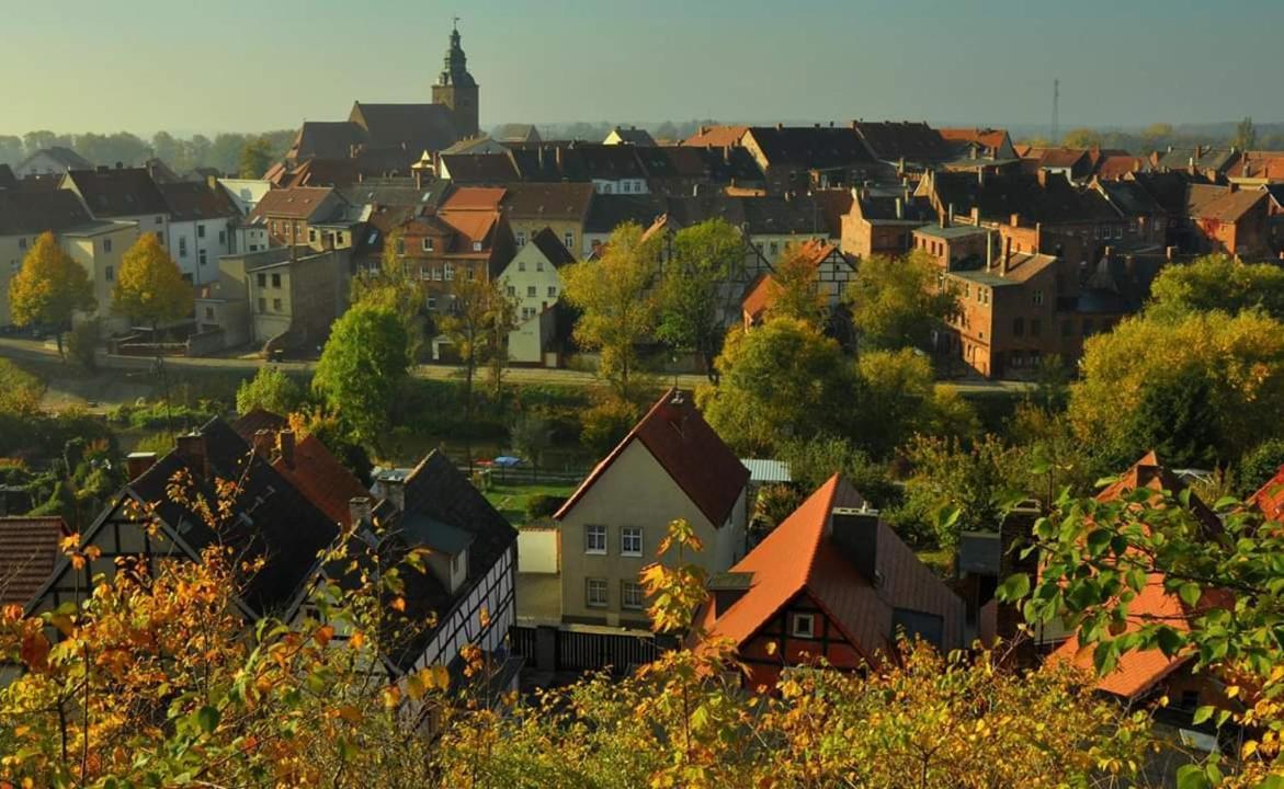 Pension Zur Alten Post Havelberg Esterno foto